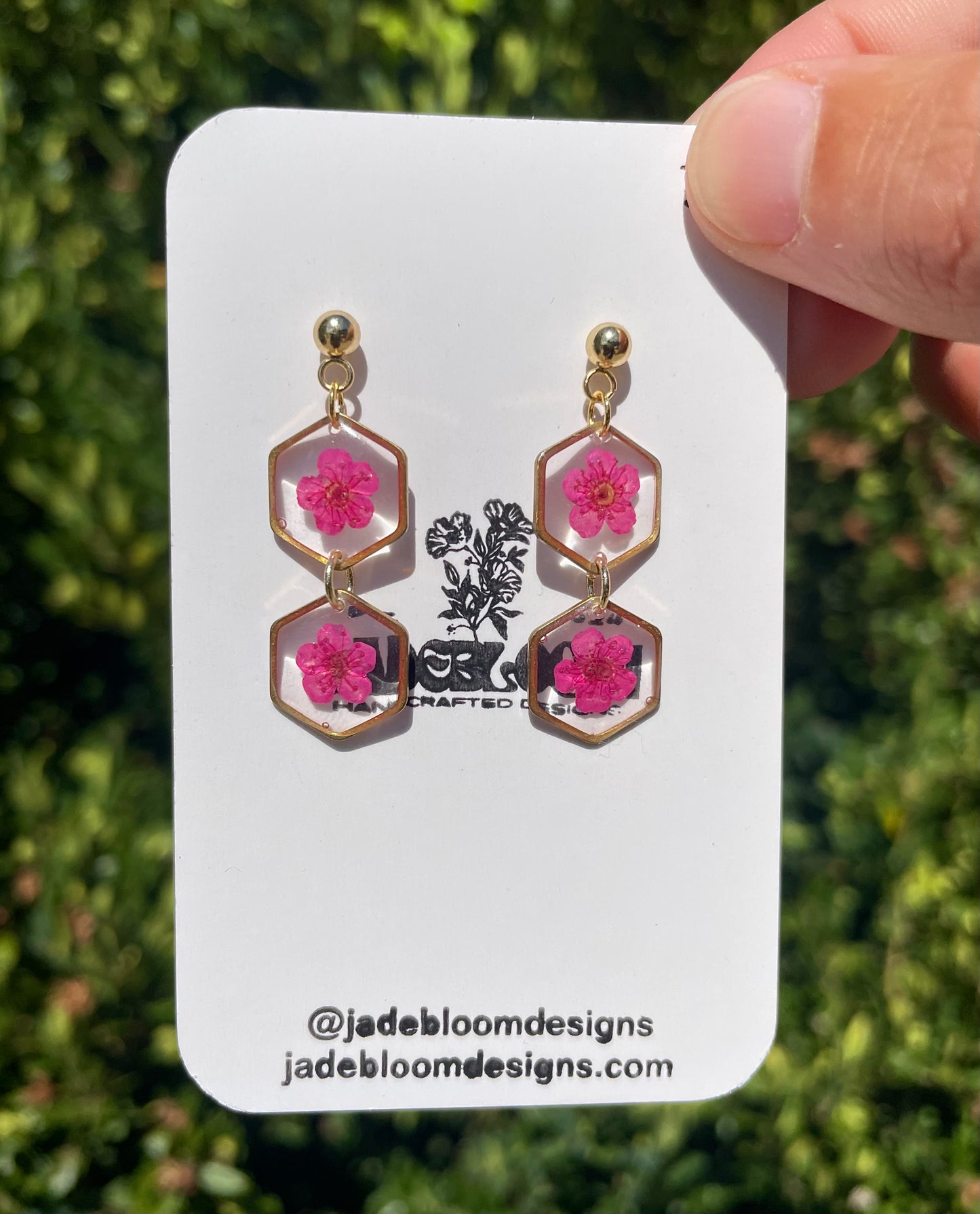Pink Hexagons