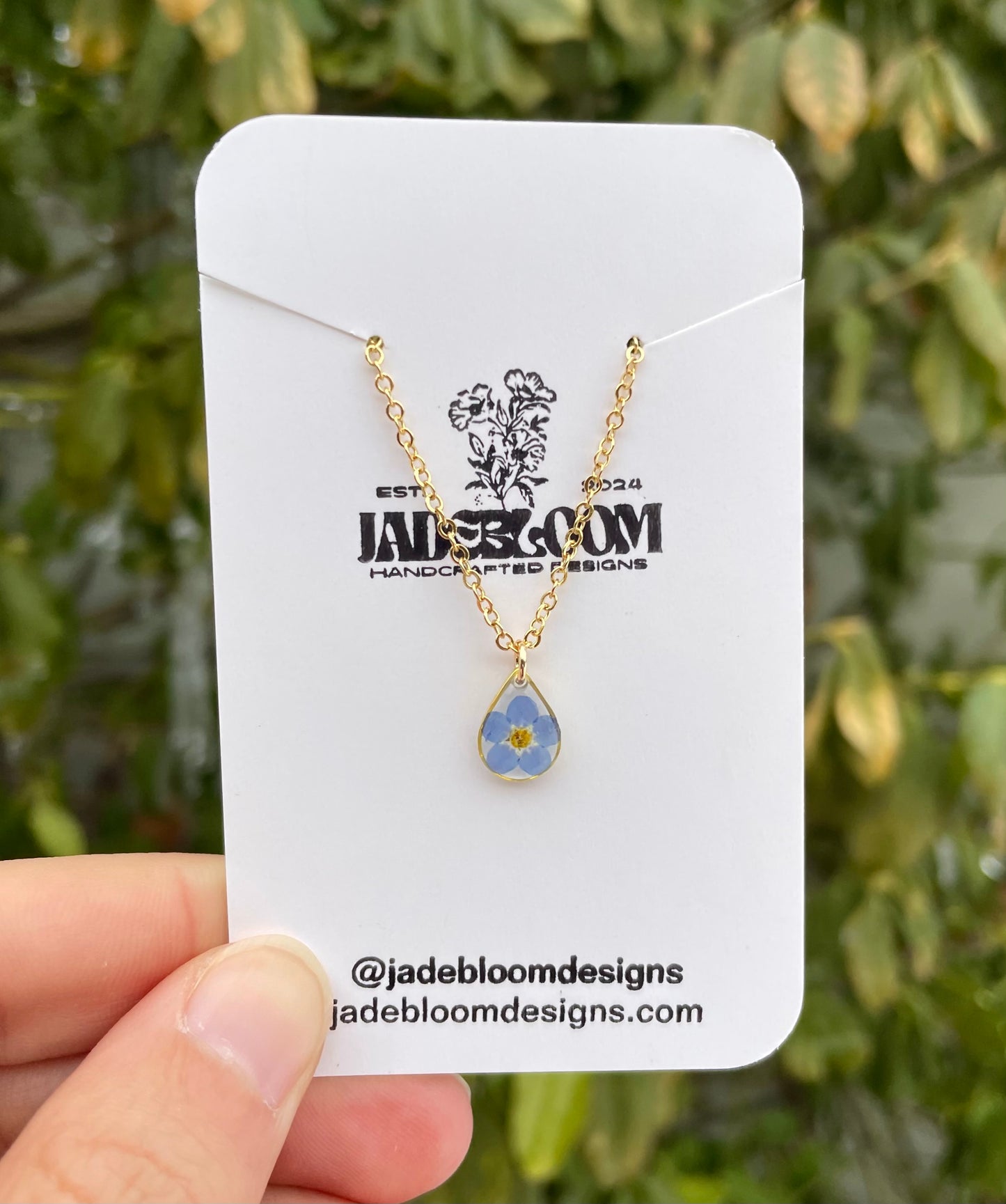 Forget-me-not Necklace