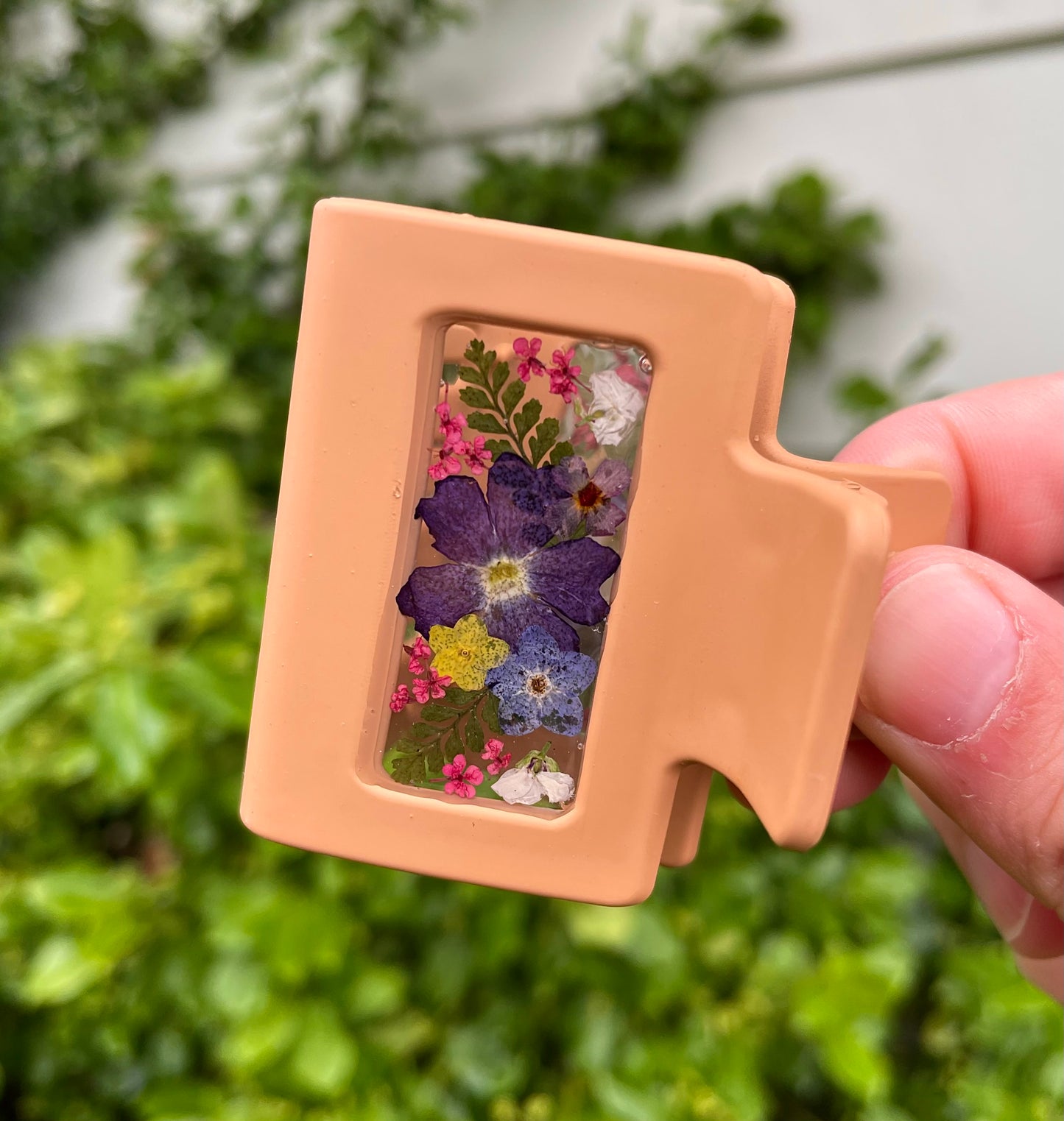 Floral Claw Clip