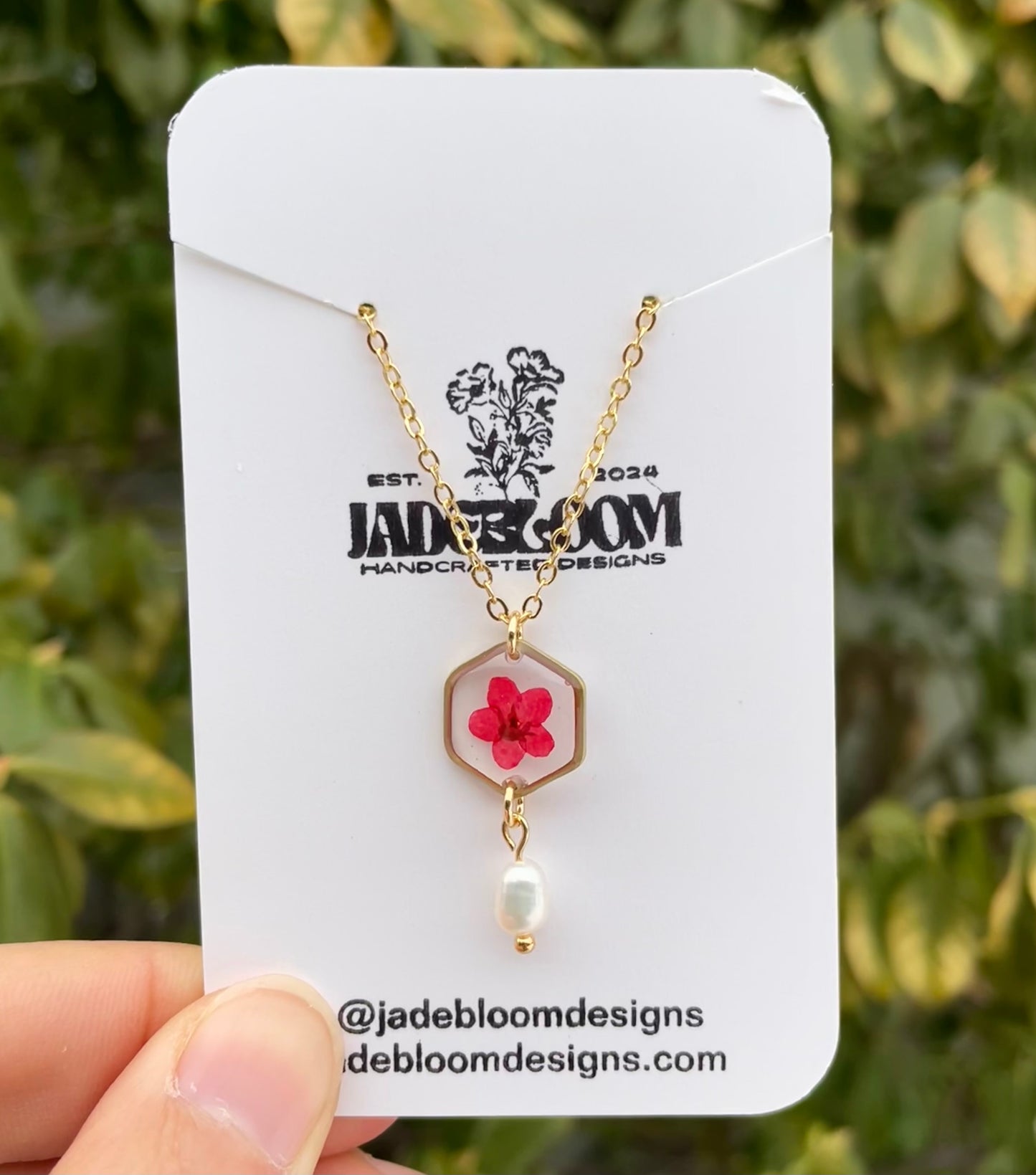 Red Pearl Necklace