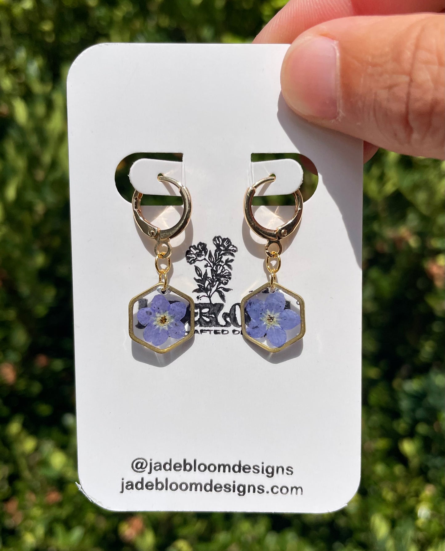 Forget-me-not Hexagons