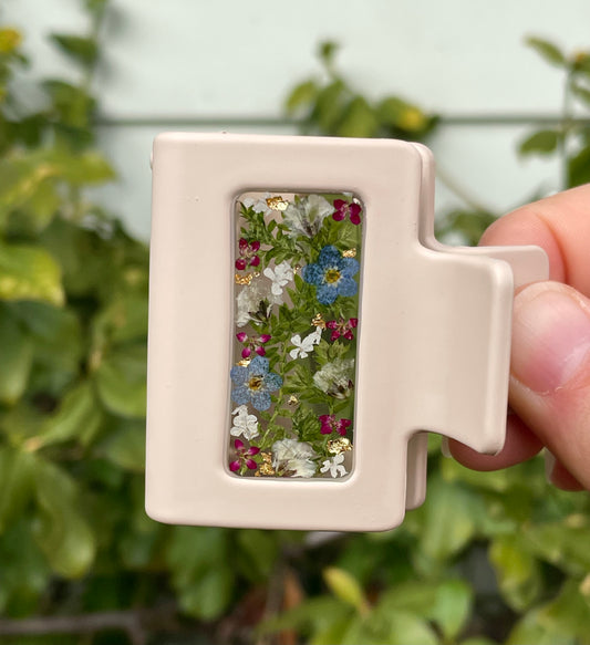 Floral Claw Clip
