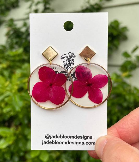 Crimson dangles