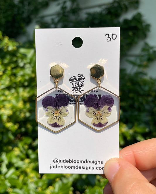 Pansy Hexagons