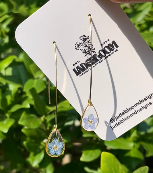 Forget-me-not teardrops