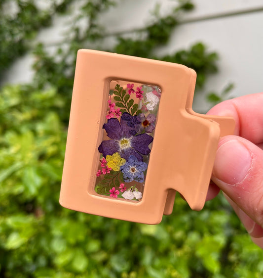Floral Claw Clip