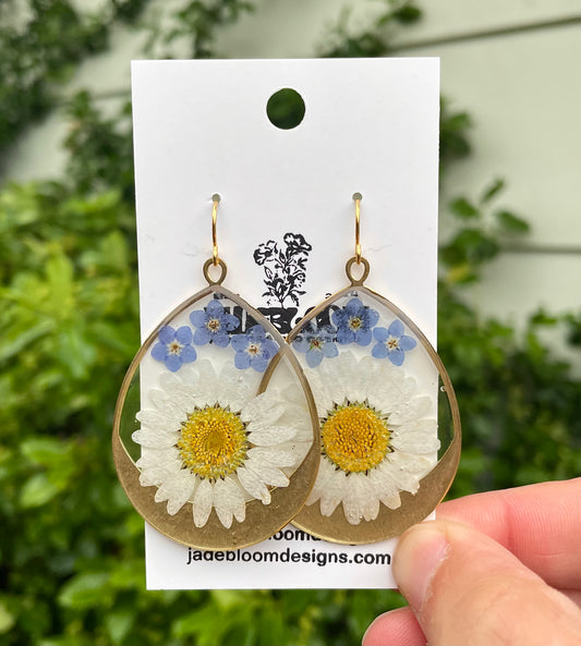 Forget-me-not daisy dangles