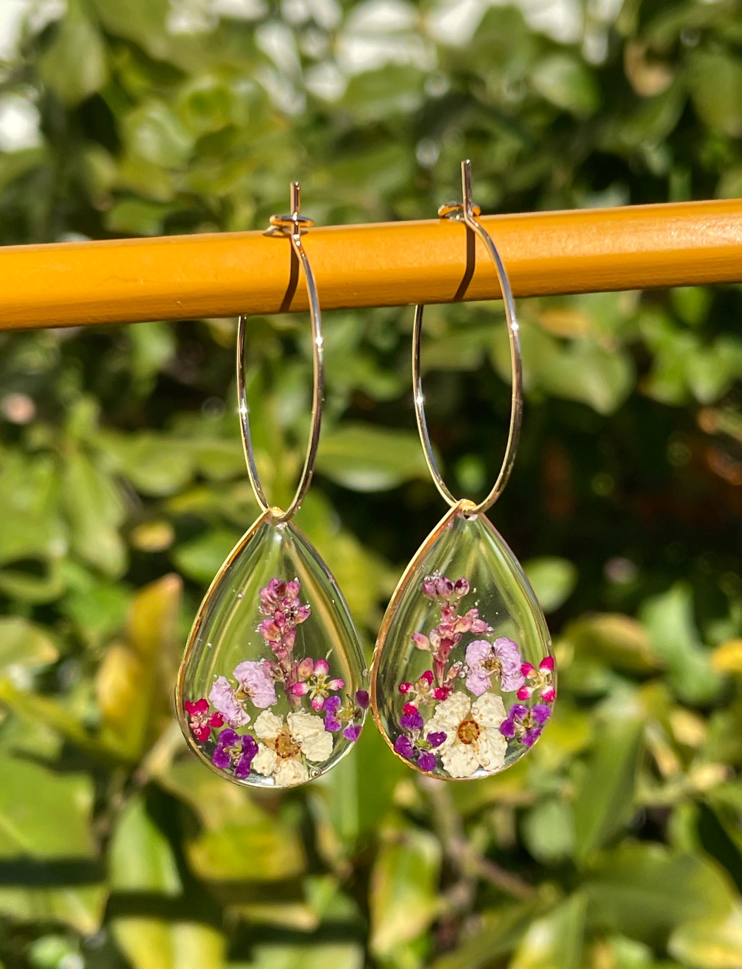Floral Teardrops